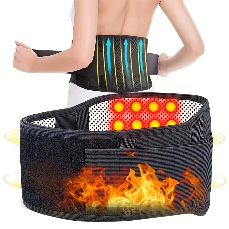 Adjustable Self-heating Magnetic Therapy Waist Massage Belt