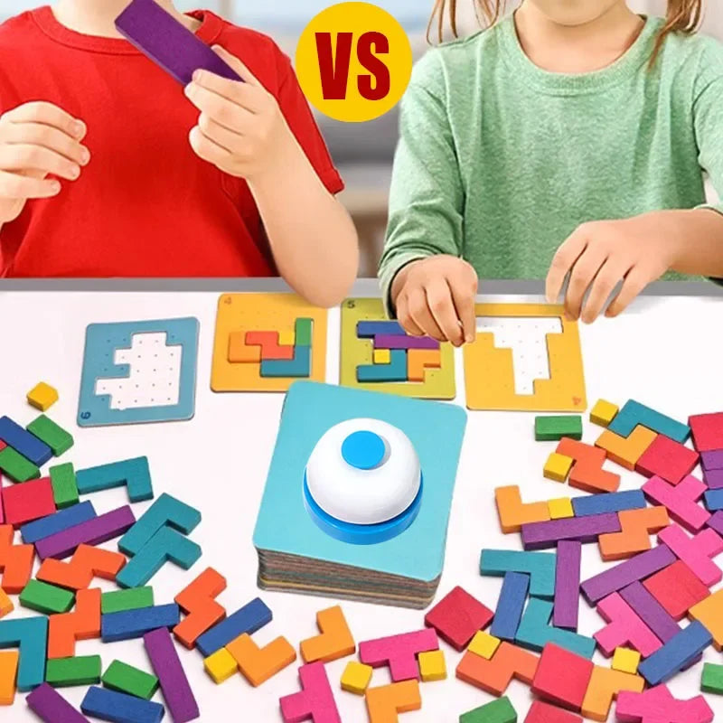 Kid Desktop Puzzle Battle Table Game Toy