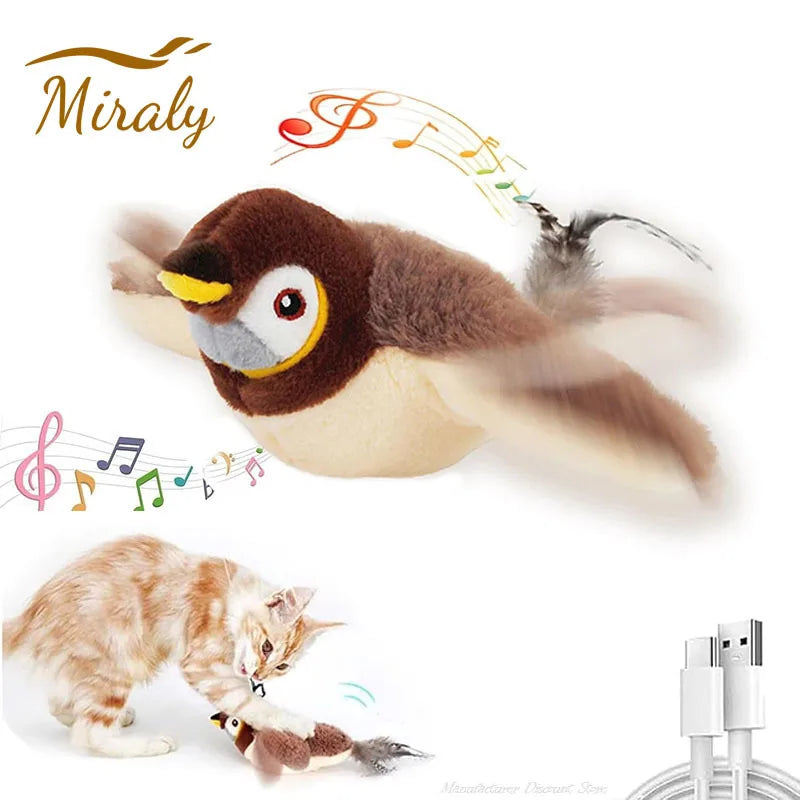 Flying Bird Interactive Rechargeable Plush Toy