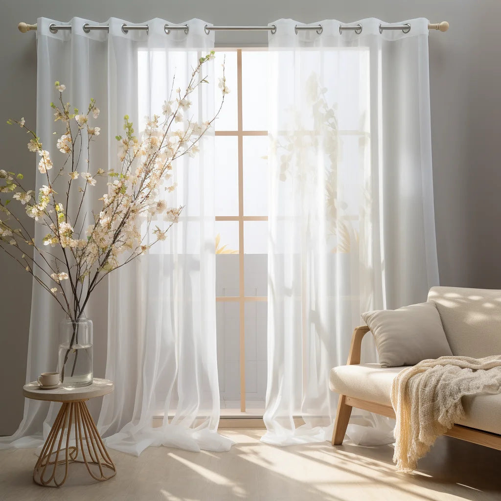 White Sheer Curtains
