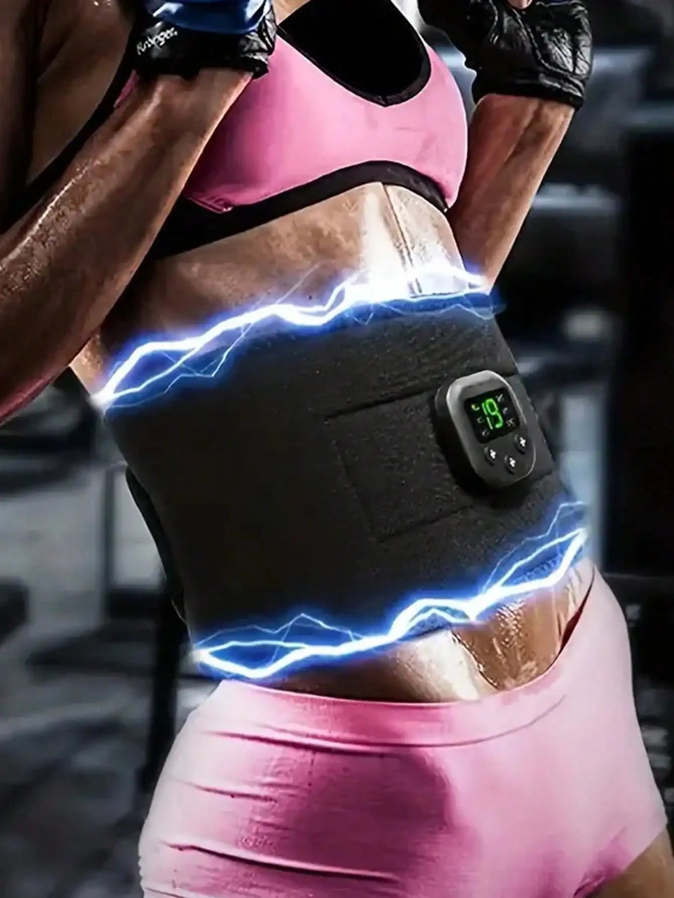 Electric Waist Portable Body Massager Belt