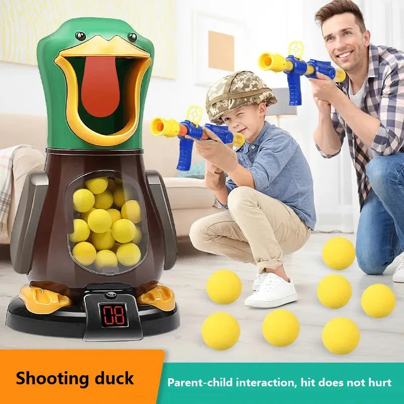 Hungry Shooting Duck Air-powered Gun Toy for Kids