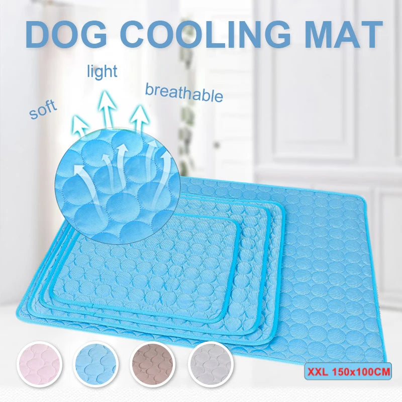Pet Cooling Ice Pad Blanket