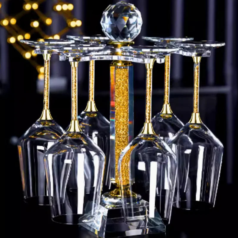 Luxurious Gold crystal glasses