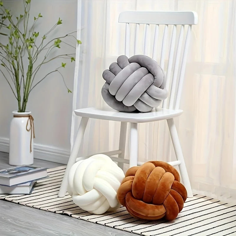 Deco Striped Knot Pillow