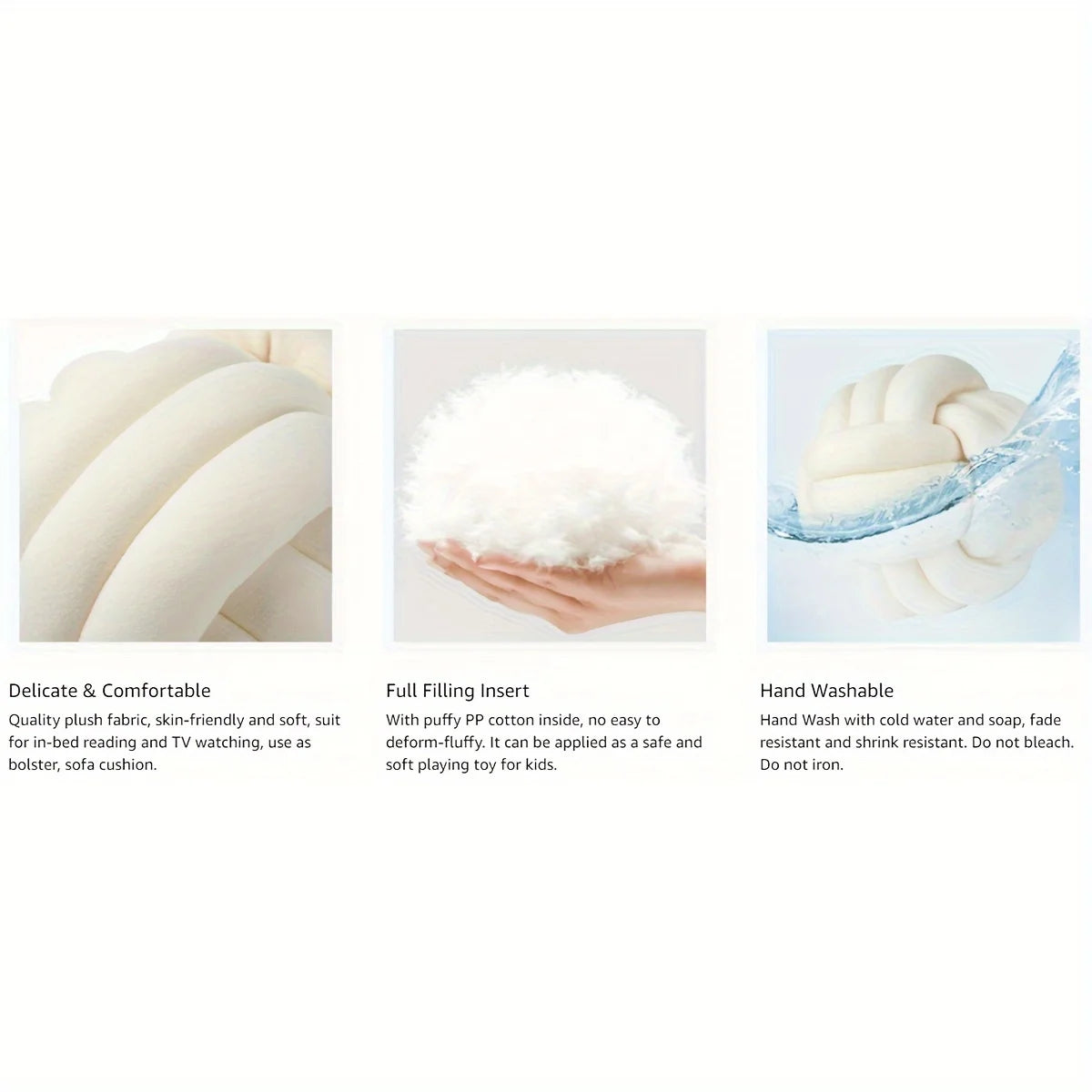 Deco Striped Knot Pillow