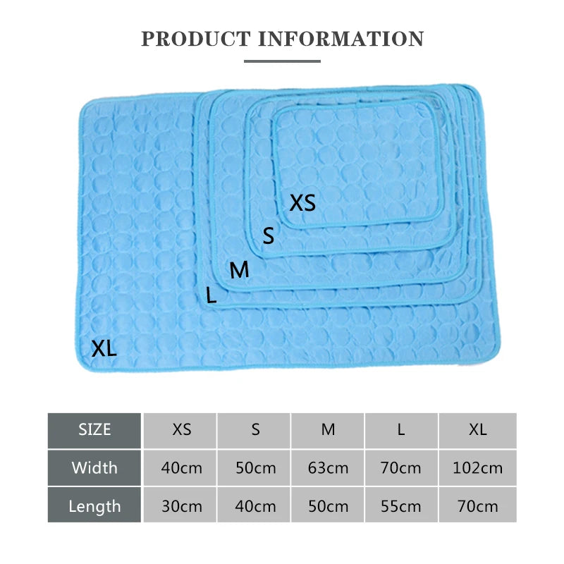 Pet Cooling Ice Pad Blanket