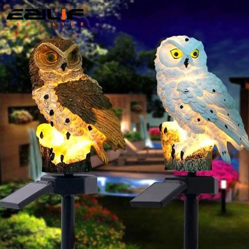 Owl Animal Solar Led Decoration Lamp