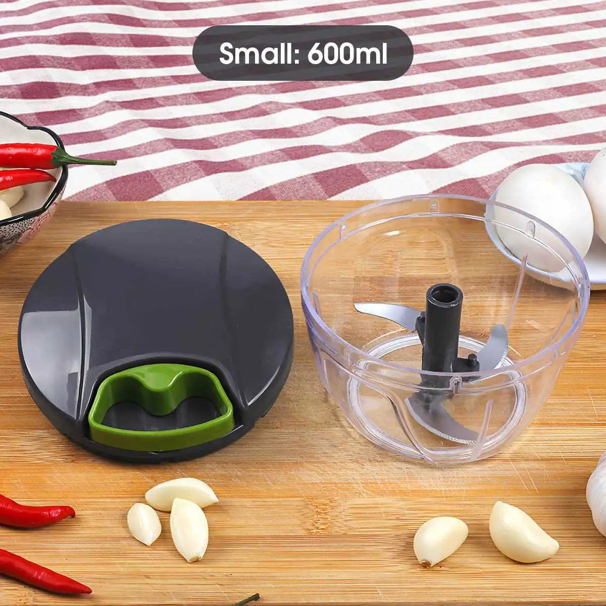 600/1000ml Manual Food Chopper