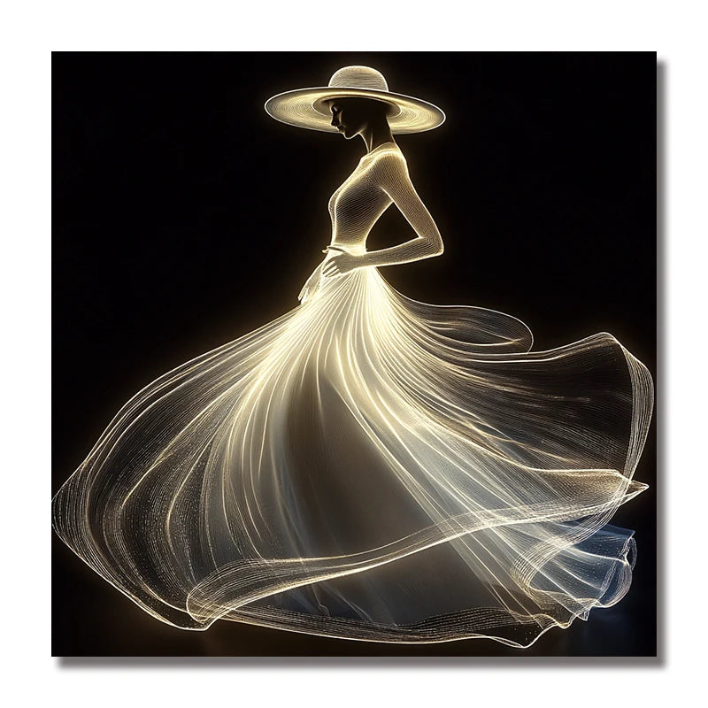 Dreamy light and shadow modern wall decoration