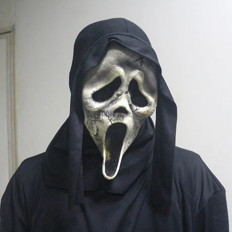 Halloween Ghost Face Mask Horror Death Scream