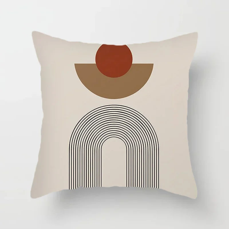Creative Abstract Line Pattern Cushion Cover