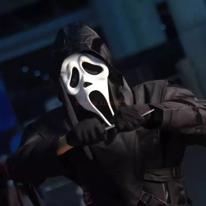 Halloween Ghost Face Mask Horror Death Scream
