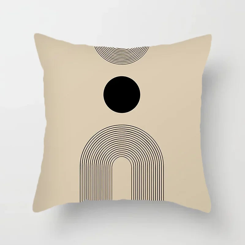 Creative Abstract Line Pattern Cushion Cover