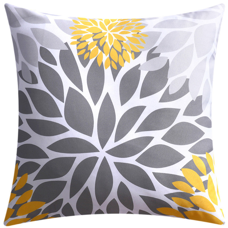 Flower Double Side Print Cushion