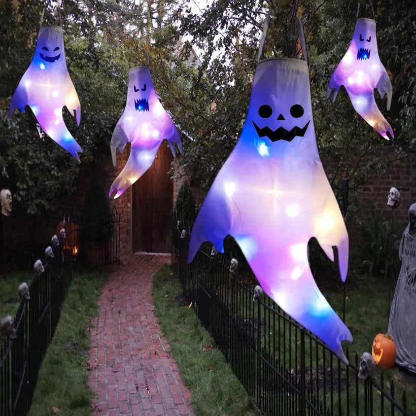 Halloween Ghost Hanging with LED Light