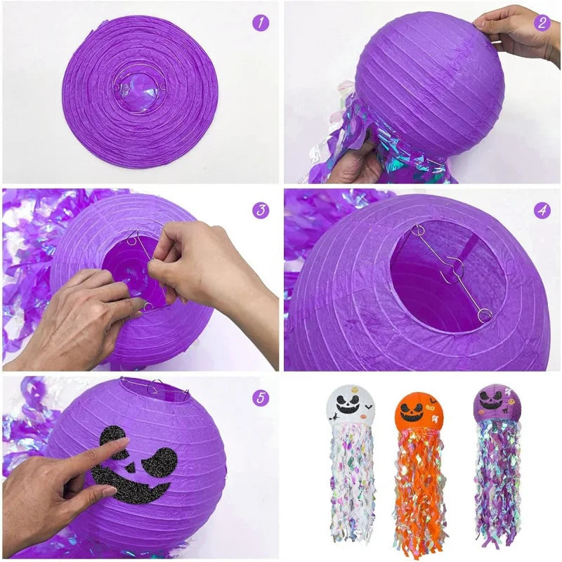 Halloween Lanterns Outdoor Ghost Decorations