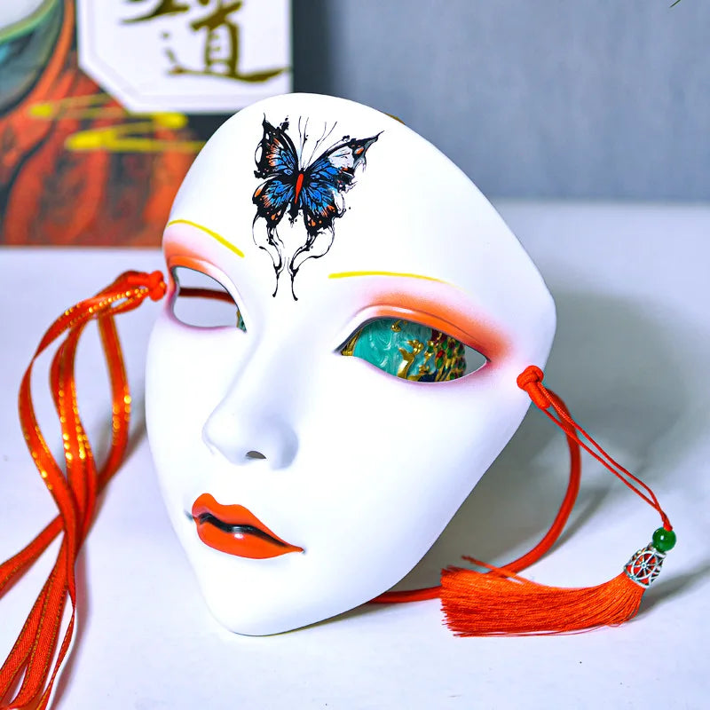 Halloween Party Mask Chinese Style Hand-Painted