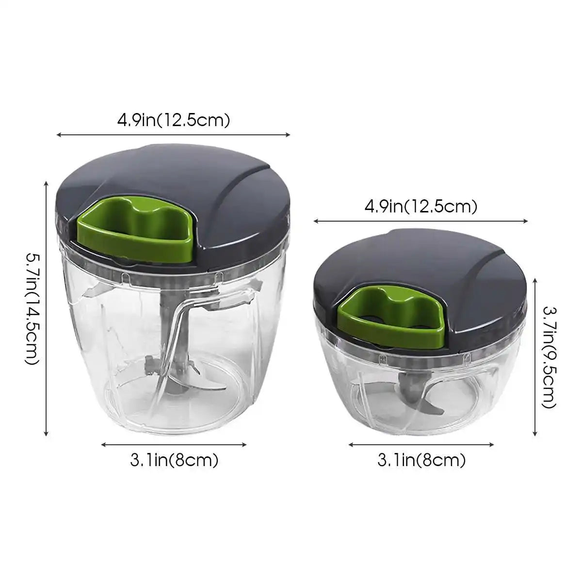 600/1000ml Manual Food Chopper