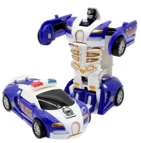 Mini 2 In 1 Automatic Transformation Robot Model Car Children Toy