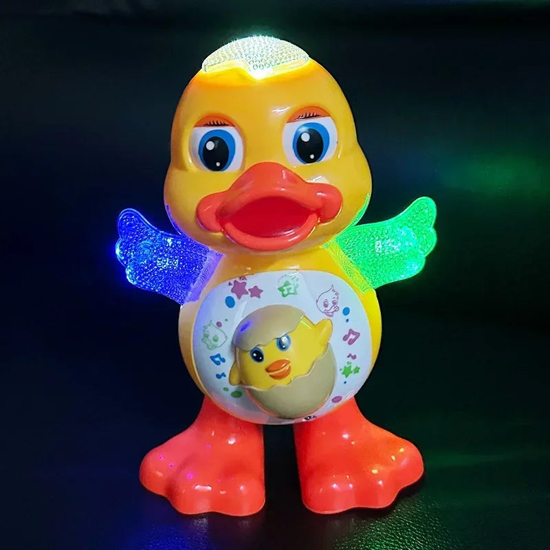 Electric Musical Dancing Duck Cartoon Toy