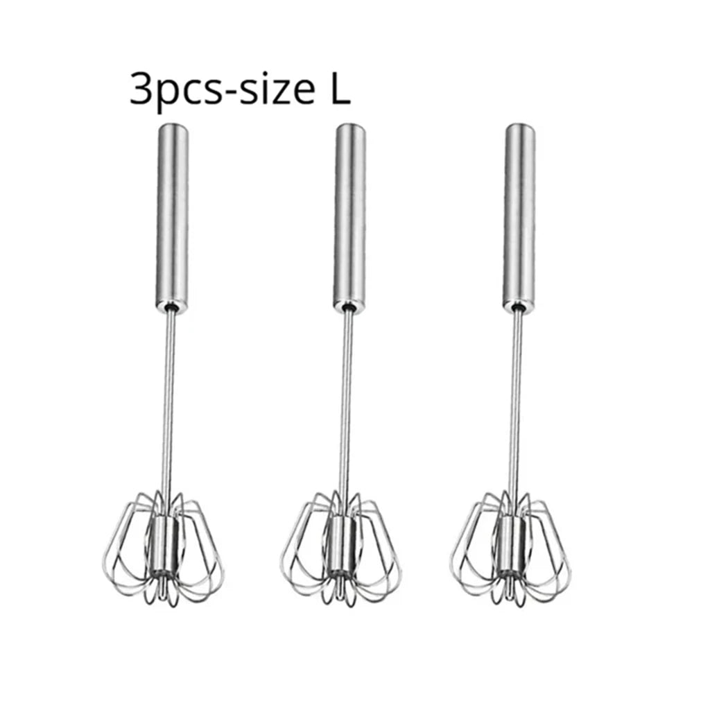 Semi Automatic Whisk Egg Stainless Steel Hand Mixer
