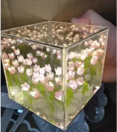 3D Cloud Tulip LED Light Ornaments Decoration Lamps