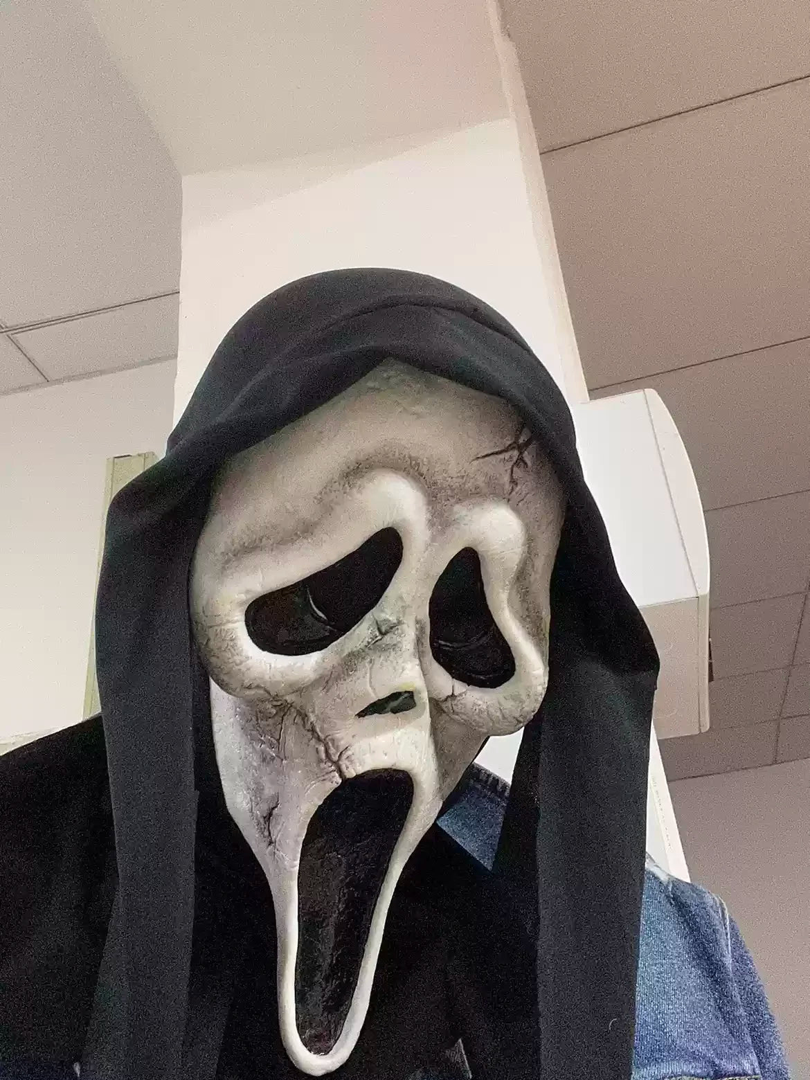 Halloween Ghost Face Mask Horror Death Scream