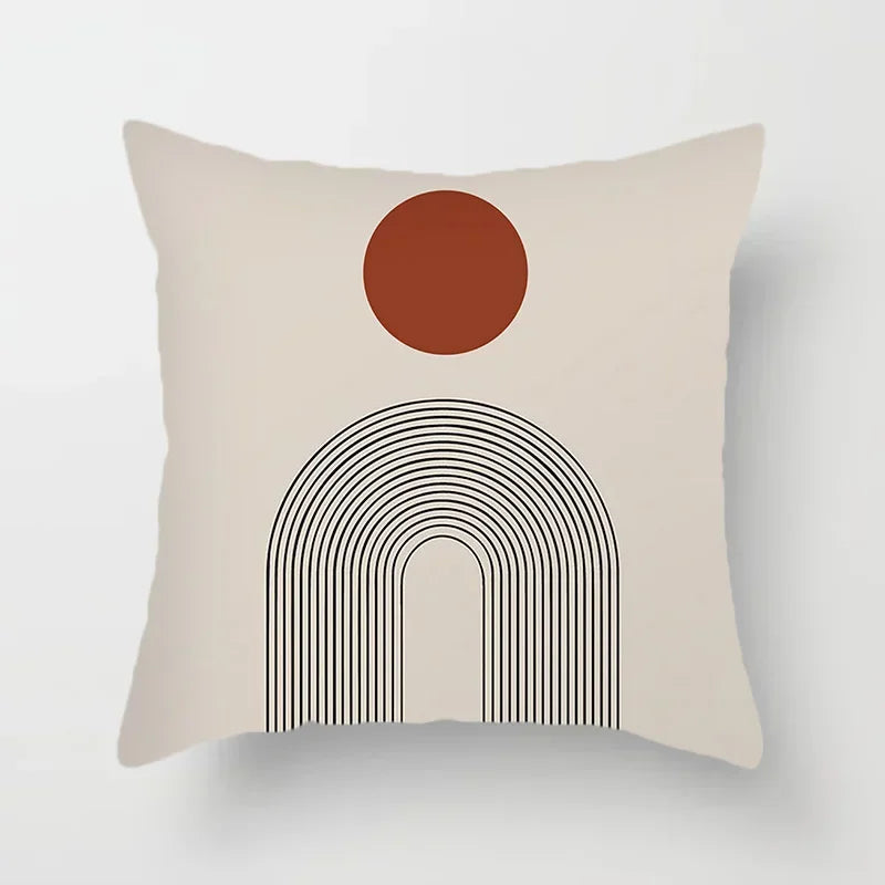 Creative Abstract Line Pattern Cushion Cover