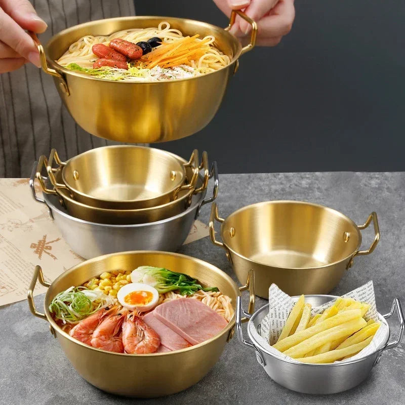 Korean Cuisine Stainless Steel Mixing Bowls