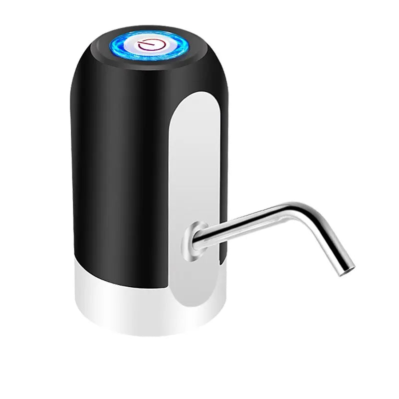 1pcWhite/Black Bottle One Click Auto Switch Drink Pump