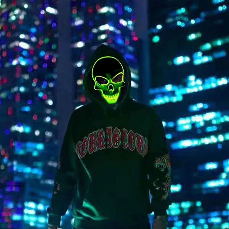 Halloween Horror Skull LED Halloween Mask