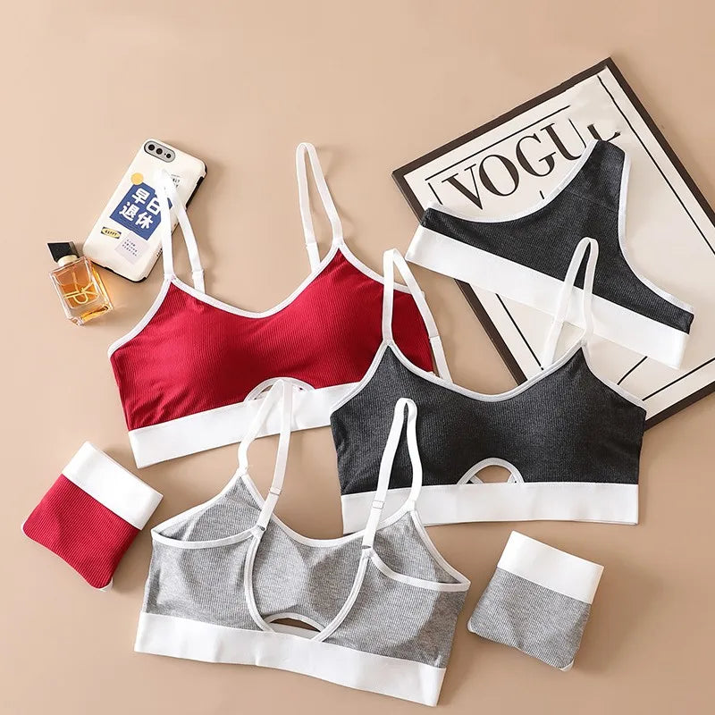 Women's Sports Comfort Bra And Panties Set
