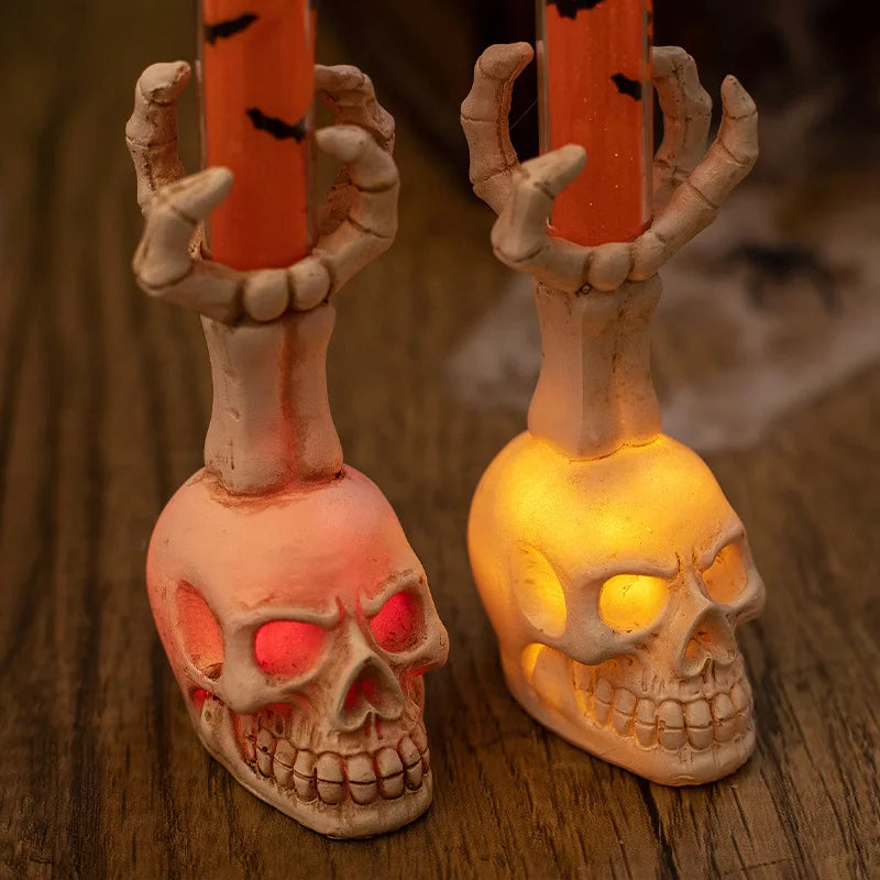 Halloween Skull Candle Lantern