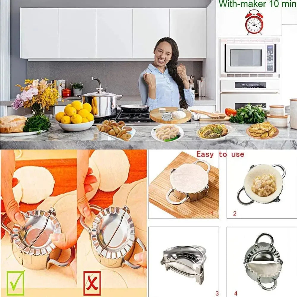 Stainless Steel Dumpling Skin Mold Ravioli Maker
