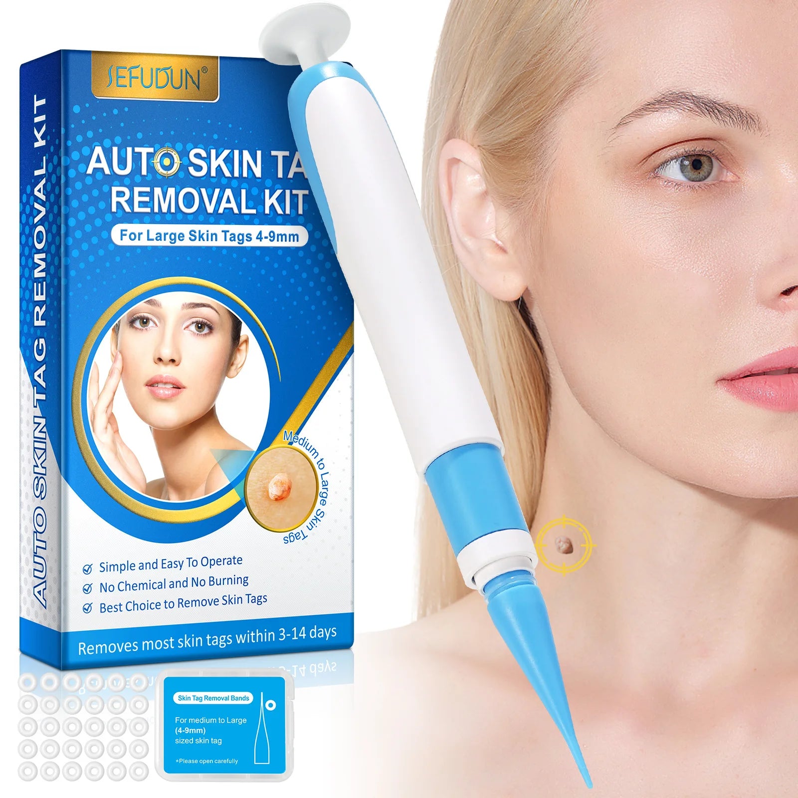 2 In 1 Painless Auto Face Skin Care Treatments Remover