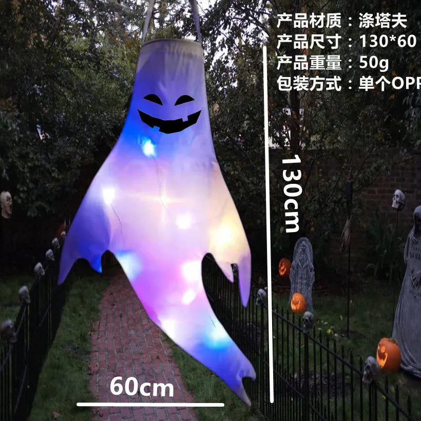 Halloween Ghost Hanging with LED Light
