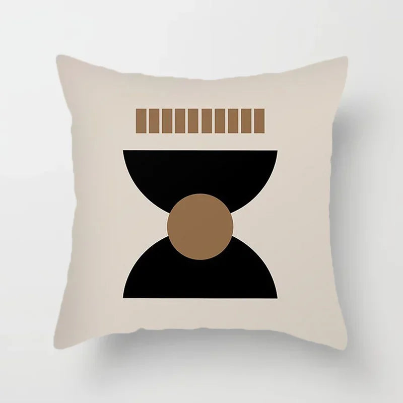 Creative Abstract Line Pattern Cushion Cover
