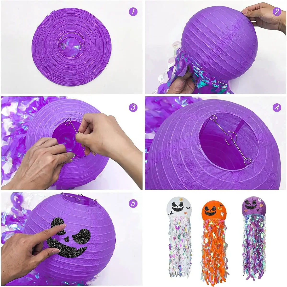 Halloween Lanterns Outdoor Ghost Decorations