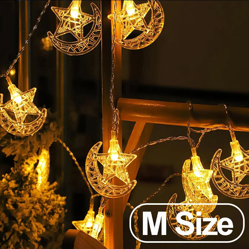 1-10M Led String moon star Hanging String Lamp