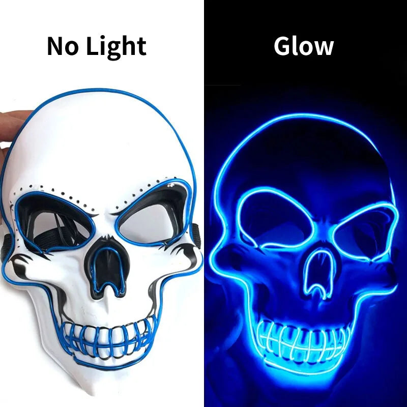 Halloween Horror Skull LED Halloween Mask
