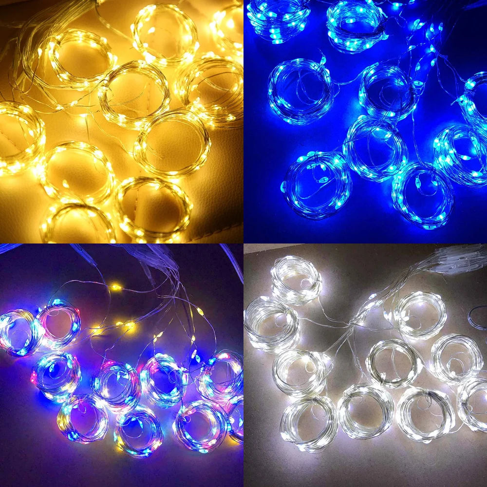Solar Curtain Waterproof Solar String Lights