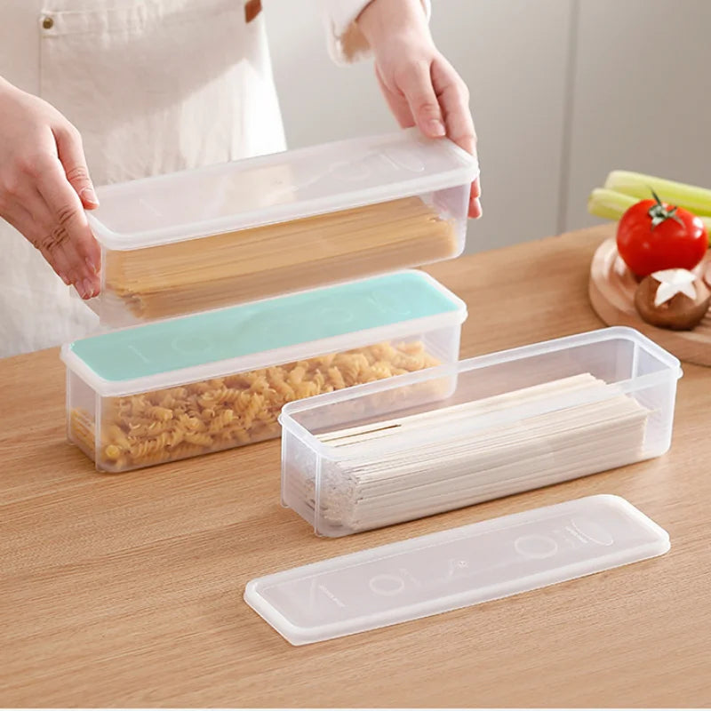 Kitchen Noodle Cereal Preservation Storage Box with Cover