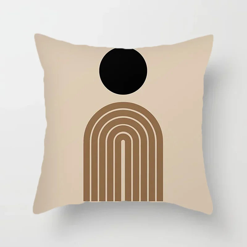 Creative Abstract Line Pattern Cushion Cover