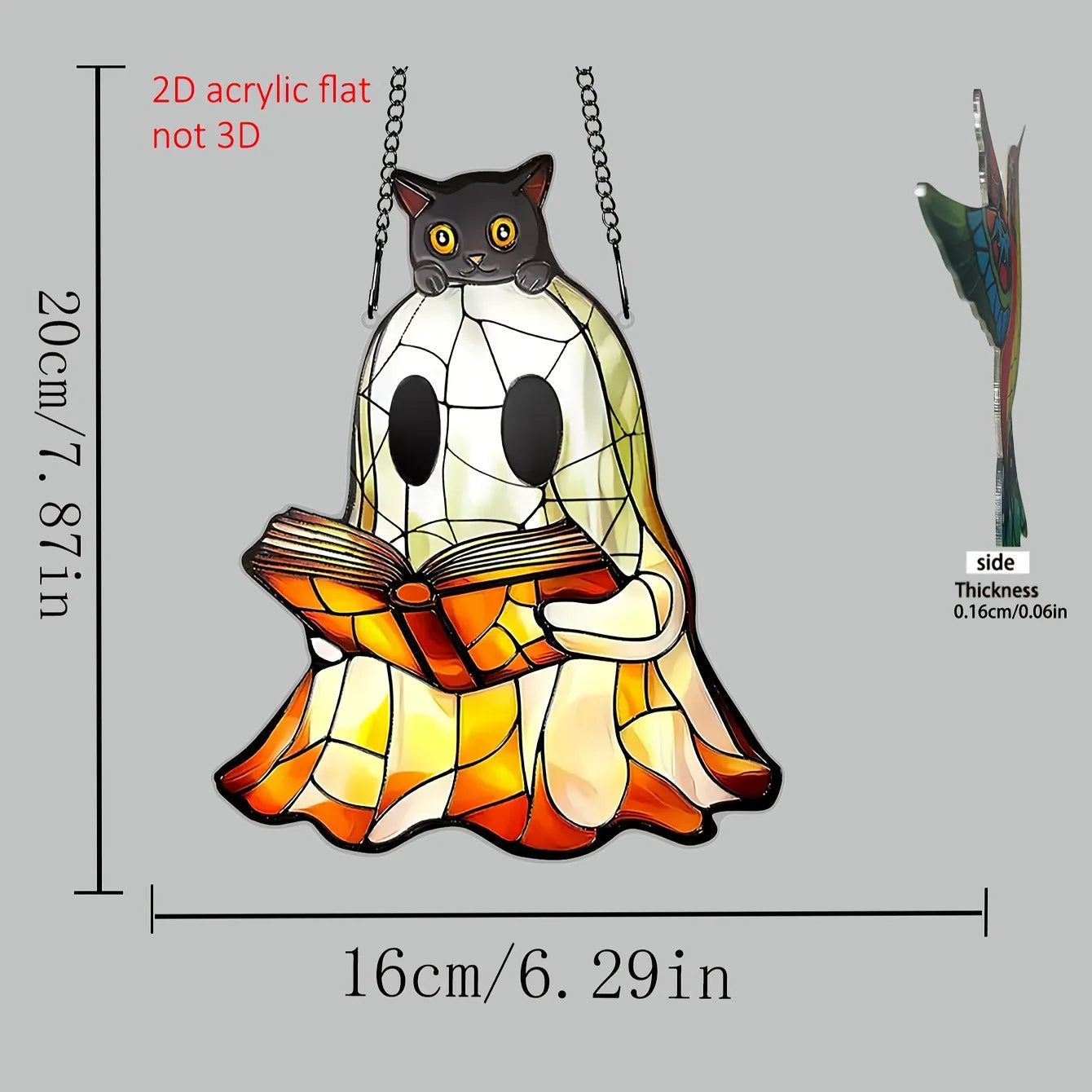 Halloween Ghost 2D Ghost Hanging Decorations