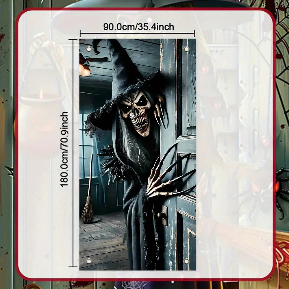 Halloween door decoration