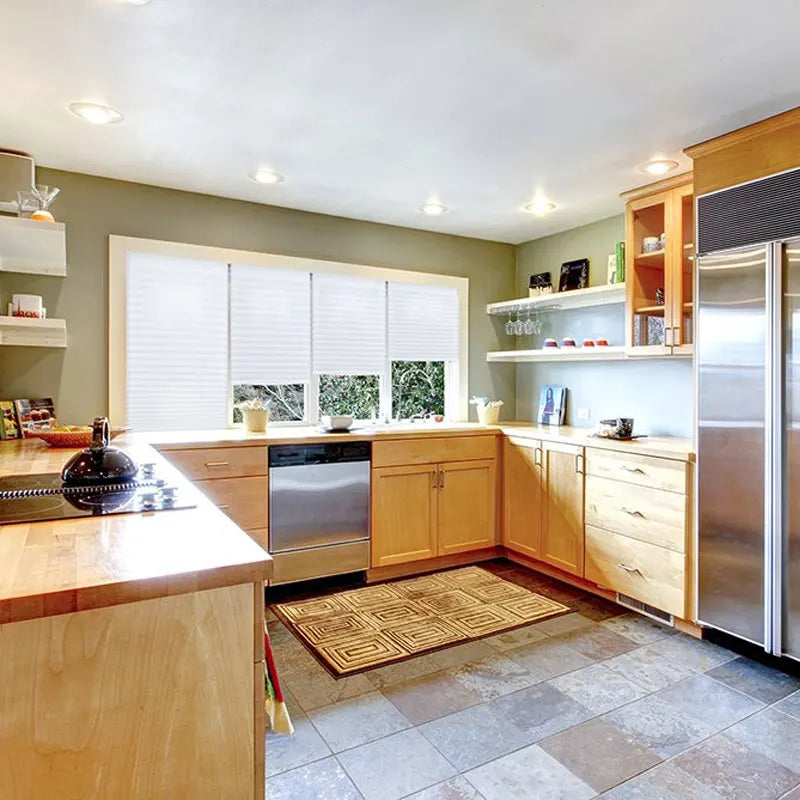 Self-adhesive Half Windows Nonwoven Folding Curtain