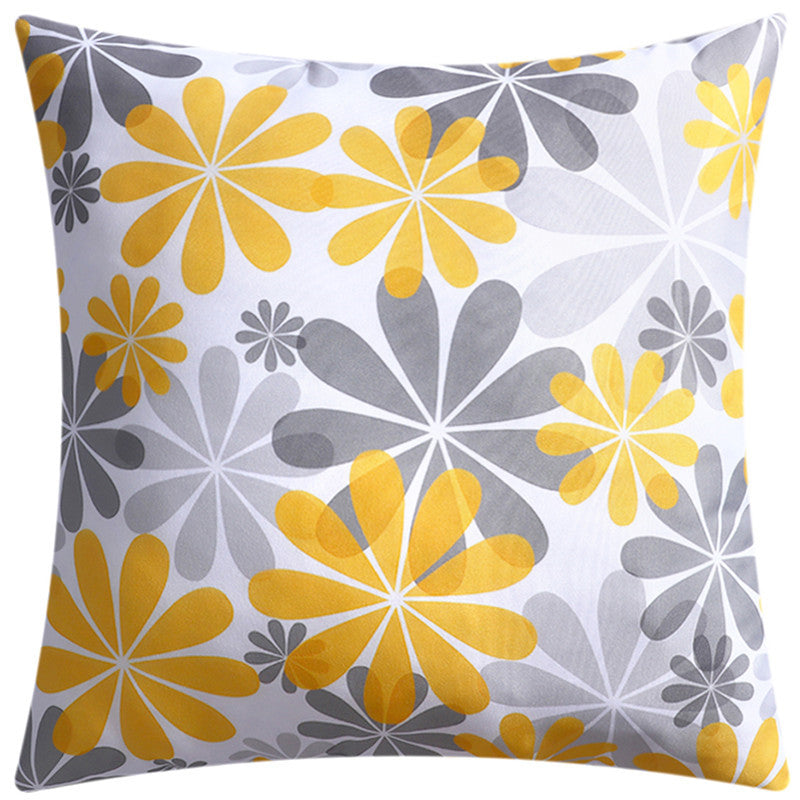 Flower Double Side Print Cushion