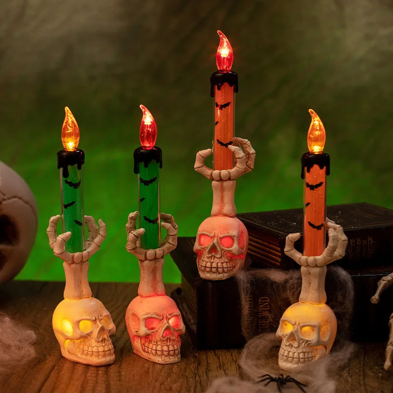 Halloween Skull Candle Lantern