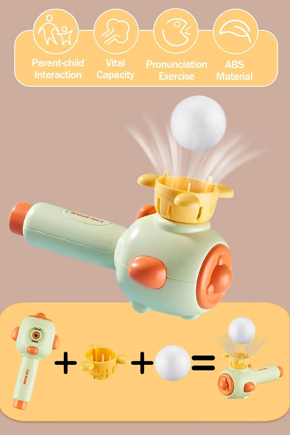 Kids Blow Pipe Balls Toy